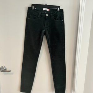 CAbi green corduroy skinny jeans